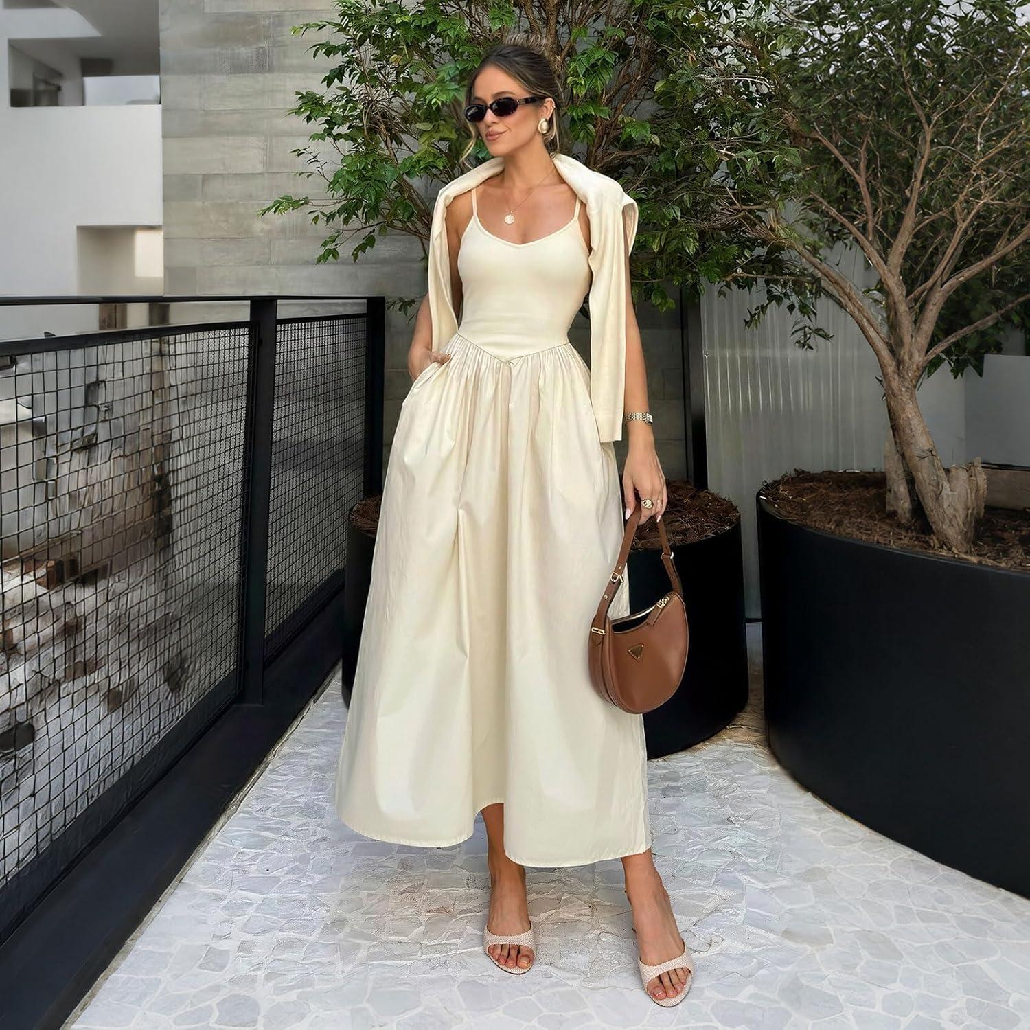 image:imageRaffia Woven Heels Sandals for Women Slip On Kitten Heels Mule Slides Open toe Espadrille Summer Dress CasualBeige