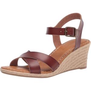 Amazon Essentials Sandales Espadrilles Compensées Femme(Brun)