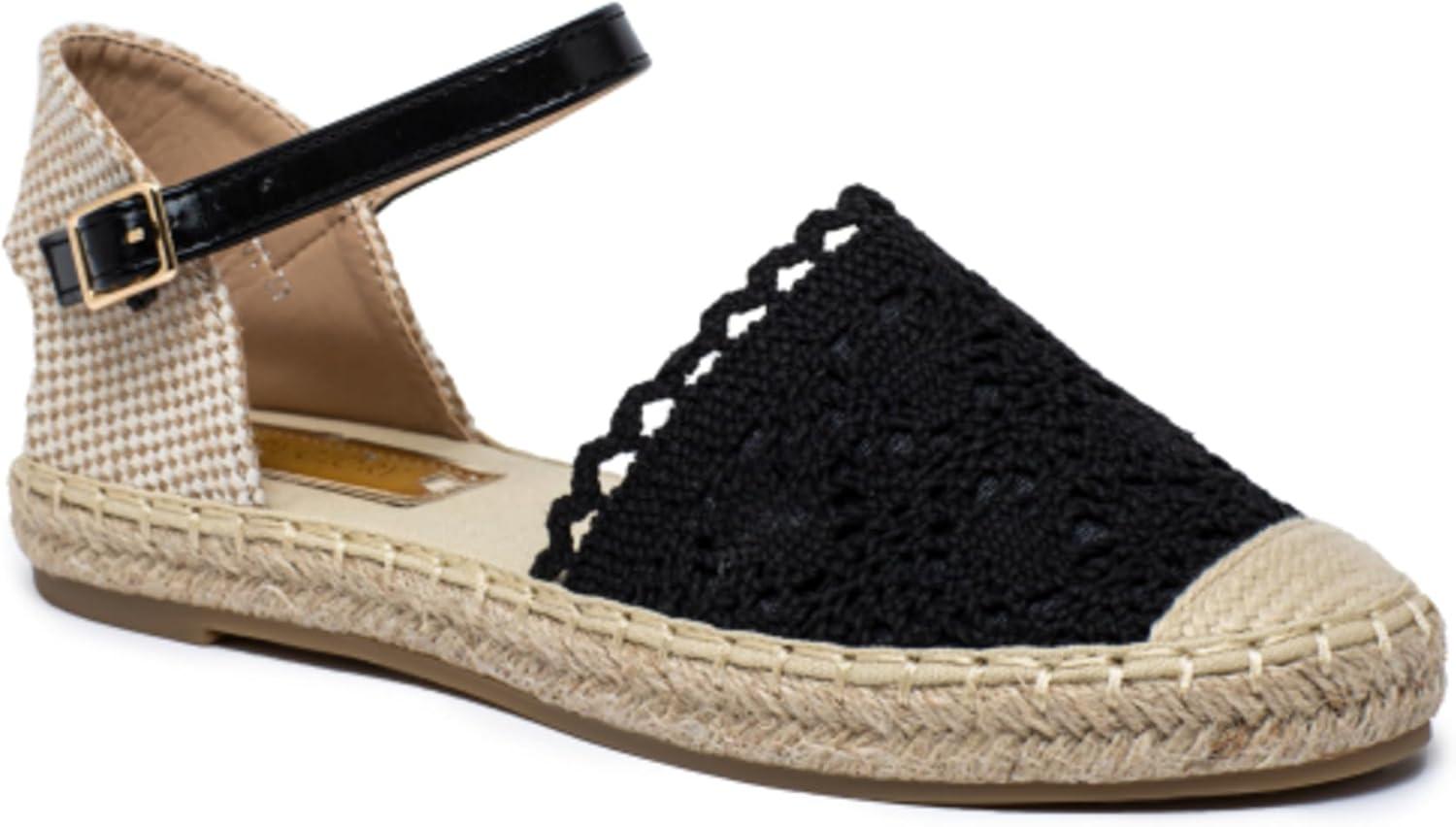 imageMiro Boho Chic Espadrilles compenses pour femmeNoir