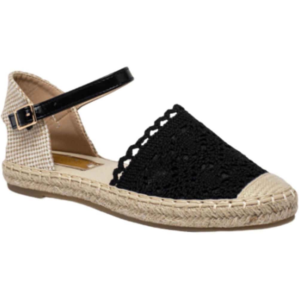 imageMiro Boho Chic Espadrilles compenses pour femmeNoir