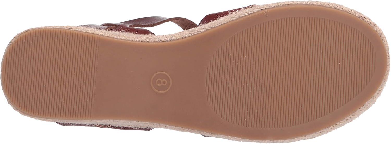 imageAmazon Essentials Sandales Espadrilles Plates Compenses FemmeBrun