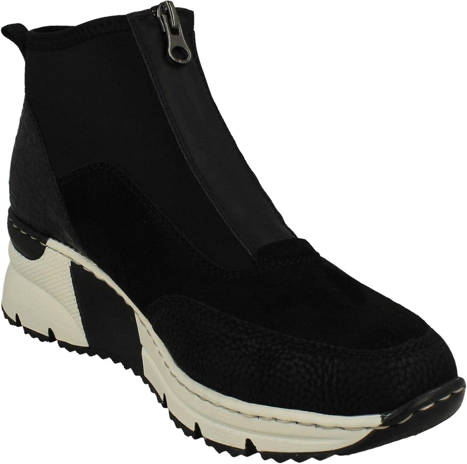 image:imageRieker Greece Womens Ankle BootsCombi Noir