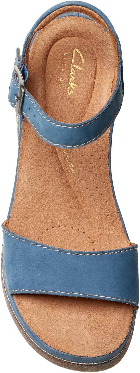 image:imageClarks Kassanda Lily SandaleFemmeNubuck Bleu