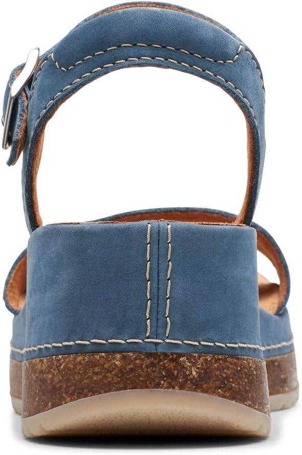 image:imageClarks Kassanda Lily SandaleFemmeNubuck Bleu