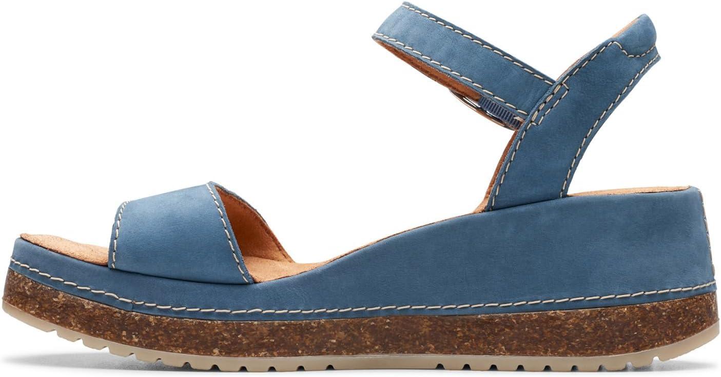 image:imageClarks Kassanda Lily SandaleFemmeNubuck Bleu