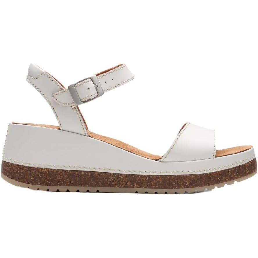 image:imageClarks Kassanda Lily SandaleFemmeCuir Blanc Cass